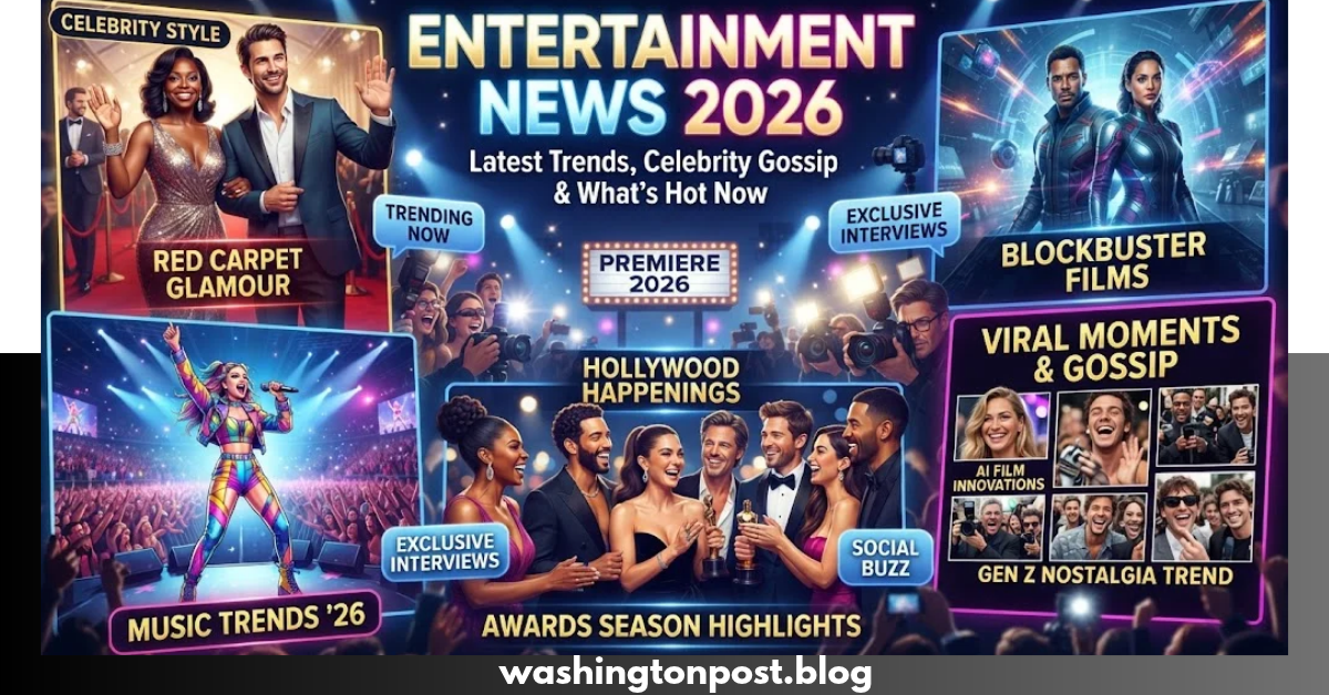 Entertainment News 2026: Latest Trends, Celebrity Gossip & What’s Hot Now