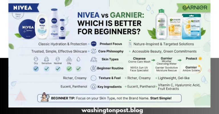 i'm a skincare beginner. is nivea a good starting brand compared to garnier?